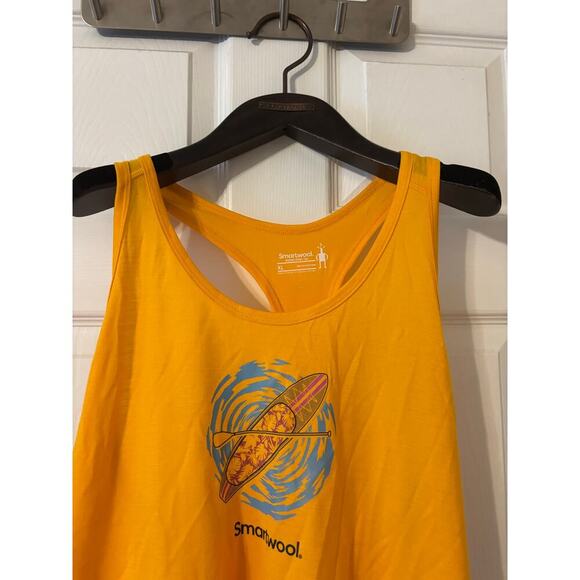 Smartwool merino sport 150 paddleboard adventure graphic tank top sz XL - Picture 5 of 8